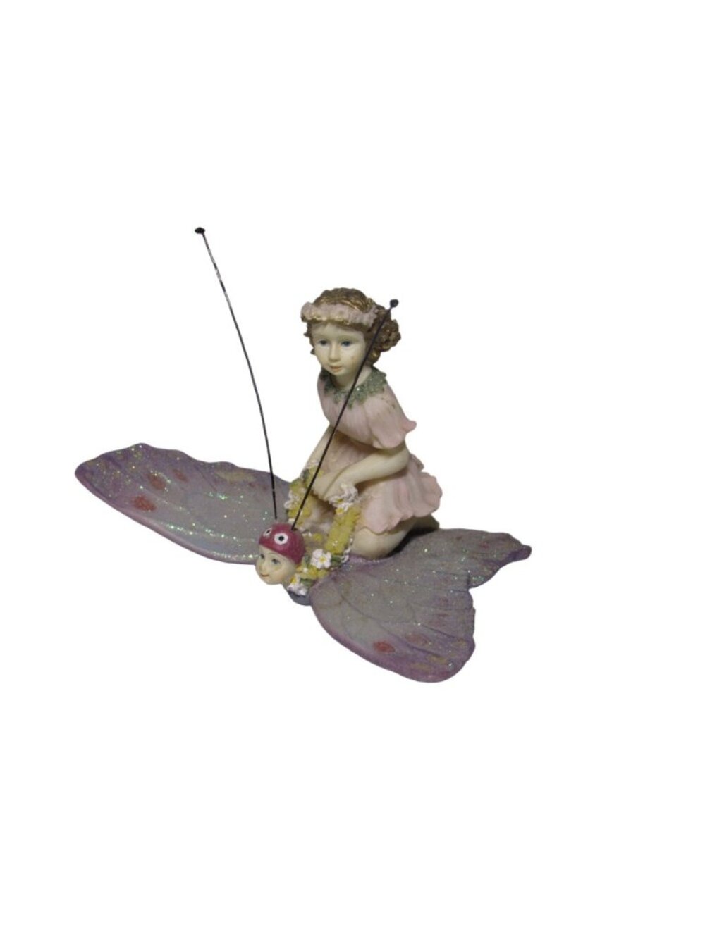Fairy on Anthropomorphic Butterfly DEZINE "THE FAIRY COLLECTION" #9472 2000